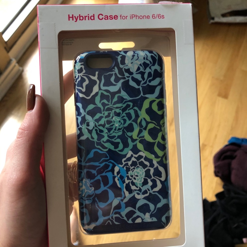 NWT Vera Bradley iPhone 6 blue flower case